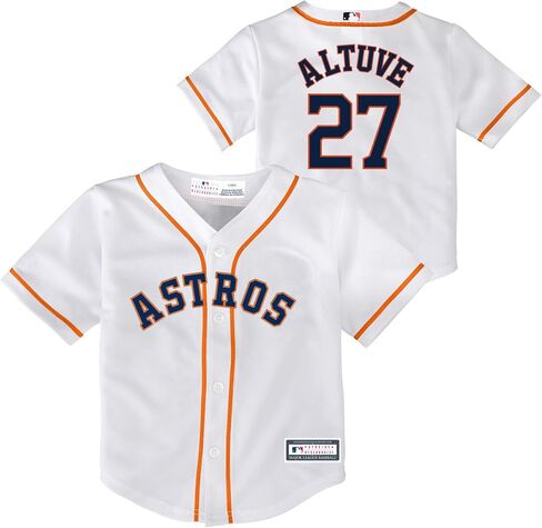 OuterStuff Jose Altuve Houston Astros MLB Toddler 2-4 White Home Player Jersey in Saudi Arabia
