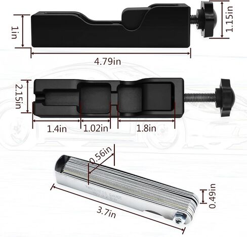 Kingson Universal Spark Plug Gap Tool with Feeler Gauge Compatible with Most 10mm 12mm 14mm 16mm Spark Plugs in Saudi Arabia
