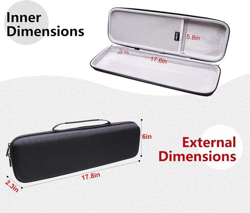 حافظة صلبة LTGEM EVA لجهاز التحكم بلوحة المفاتيح Donner DMK25 Pro MIDI - حقيبة تخزين واقية للسفر in Saudi Arabia