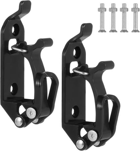 2 Pcs Shovel Holder for Roof Truck, Metal Rubber Clamps, Wall Mounting Brackets, Quick Release Axe Holder Mount Kit, Car Accessories for Roof Rack Truck Boats Military Equipment and Tools in Kuwait