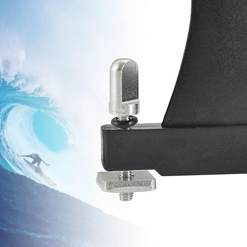 3 Pieces Surfboard Fin Screws, Surfing Accessories No Tool Stainless Steel Fin-Screw，SUP Center Fin Adapters Surfing Accessories in Kuwait