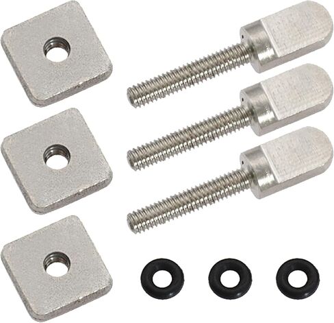 3 Pieces Surfboard Fin Screws, Surfing Accessories No Tool Stainless Steel Fin-Screw，SUP Center Fin Adapters Surfing Accessories in Kuwait