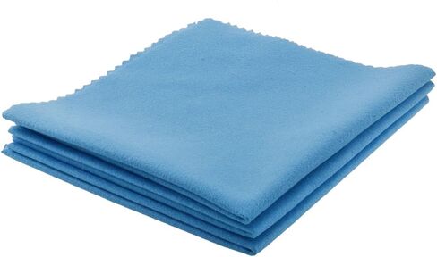 3PCS Musical Instrument Cleaning Polishing Cloth Guitar Cleaning Cloth Violin Cleaning Cloth for Musical Instrument Guitar Violin Piano Clarinet, Blue in Saudi Arabia