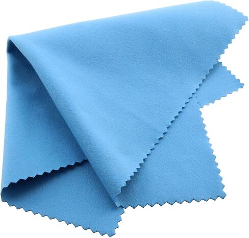 3PCS Musical Instrument Cleaning Polishing Cloth Guitar Cleaning Cloth Violin Cleaning Cloth for Musical Instrument Guitar Violin Piano Clarinet, Blue in Saudi Arabia