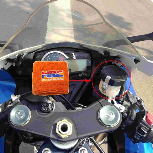 جورب خزان فرامل الدراجة النارية يناسب H-o-n-d-a HRC CBR600RR F5 CBR1000RR CBR250 CBR500 CBR900 CBR 900RR 929RR 954RR، برتقالي in Saudi Arabia
