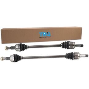 TRQ Front CV Axle Shaft Assembly Set Compatible with 2007-2013 Mazda 3 2009-2010 5