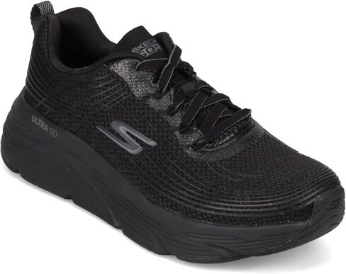 حذاء نسائي من Skechers Max Cushioning Elite، أسود/فضي، 8 M in Kuwait