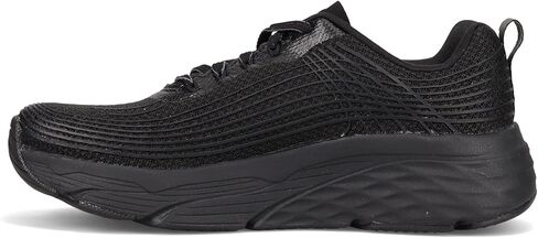 حذاء نسائي من Skechers Max Cushioning Elite، أسود/فضي، 8 M in Kuwait