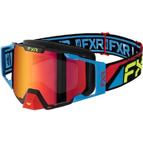 FXR Pilot Snow Goggle Outriggers Low-Profile Anti Fog Scratch Lens Regalia - Bronze HD/Inferno - One Size