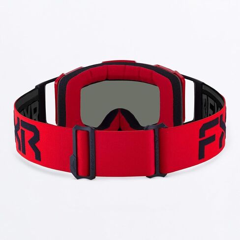 FXR Pilot Snow Goggles Outriggers عدسة Regalia مضادة للضباب والخدش - برونزية HD/Inferno - مقاس واحد in Kuwait