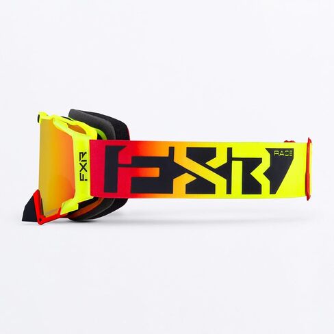 FXR Pilot Snow Goggles Outriggers عدسة Regalia مضادة للضباب والخدش - برونزية HD/Inferno - مقاس واحد in Kuwait