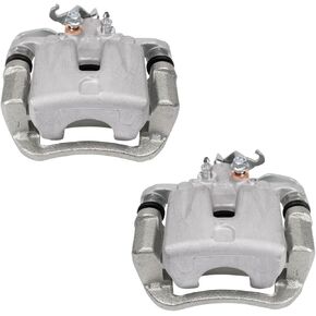 TRQ Rear Brake Caliper Set Compatible with 2014-2018 Kia Soul