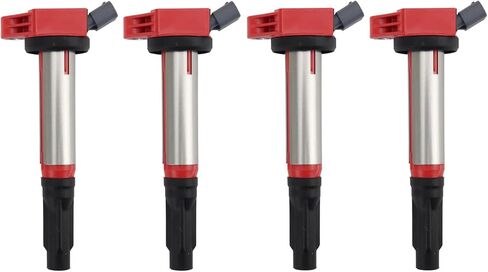 TRQ 8 Piece Premium High Performance Ignition Coil Round Style Kit Set for 2016-2018 Camaro / 2014-2018 Corvette / 2014-2018 Sierra 1500/2014-2018 Silverado 1500/2015-2018 Suburban in Saudi Arabia