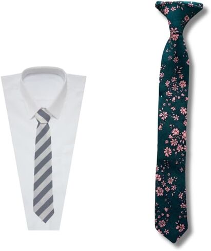 Kids cotton Clip On Ties - Pre-tied Adjustable Neck Strap Tie for Baby Boys - Ties For Babies To Wear On Weddings in Saudi Arabia