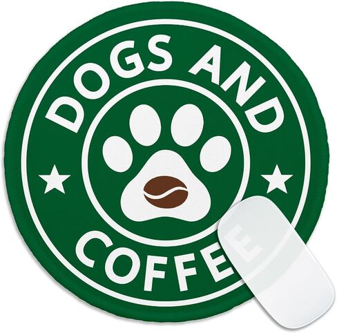 Funny Skeleton Round Mouse Pad, Dead Inside But Caffeinated Mousepad for Desk, Small Mouse Mat with Non-Slip Rubber Base Stitched Edge for Wireless Mouse Gaming Laptop Office Accessories in Kuwait