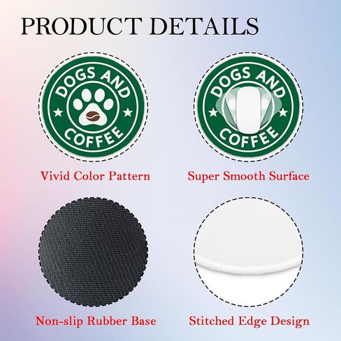 Funny Skeleton Round Mouse Pad, Dead Inside But Caffeinated Mousepad for Desk, Small Mouse Mat with Non-Slip Rubber Base Stitched Edge for Wireless Mouse Gaming Laptop Office Accessories in Kuwait