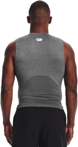 Under Armour Big & Tall Heatgear Armour Comp Sleeveless White/Black 2XT in Kuwait