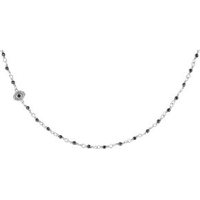 الكارما والحظ - تفاؤل لا حدود له - قلادة ساحرة على شكل عين شريرة من البيريت للسيدات. قلادة الحماية للنساء. طول السلسلة: 15 إلى 17 بوصة. جاهزة لتقديمها كهدية لها. in Kuwait