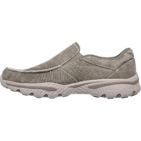 Skechers mens Creston- Moseco Moccasin, Charcoal, 13 3X-Wide US