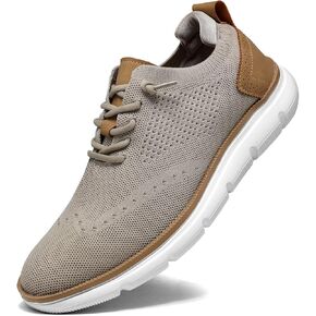 Men's Mesh Sneakers Oxfords Lace-Up Lightweight Casual Walking Shoes Dress Shoes Fashion Sneakers Walking Shoes