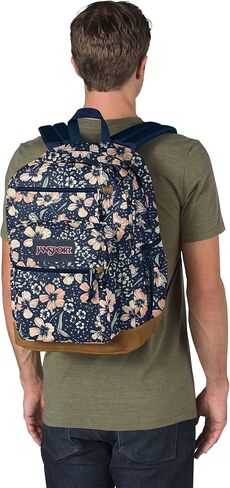 JanSport Cool Backpack, with 15-inch Laptop Sleeve - Large Computer Bag Rucksack with 2 Compartments, Ergonomic Straps, Batik Houndstooth in Saudi Arabia