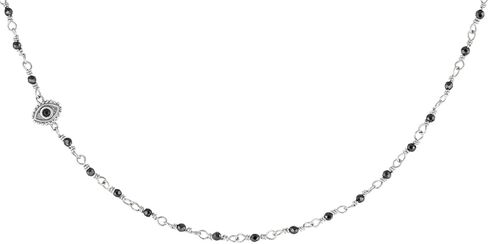 KARMA AND LUCK - Boundless Optimism - Women's Genuine Pyrite Evil Eye Charm Necklace. Protection Necklace for Women. Chain Length: 15" to 17". Ready to Gift for Her. in Kuwait