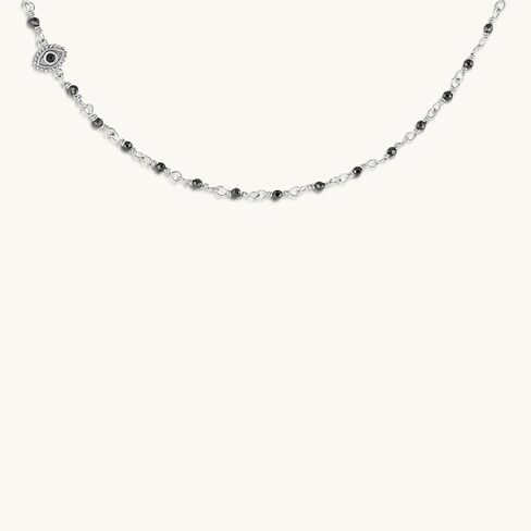 KARMA AND LUCK - Boundless Optimism - Women's Genuine Pyrite Evil Eye Charm Necklace. Protection Necklace for Women. Chain Length: 15" to 17". Ready to Gift for Her. in Kuwait