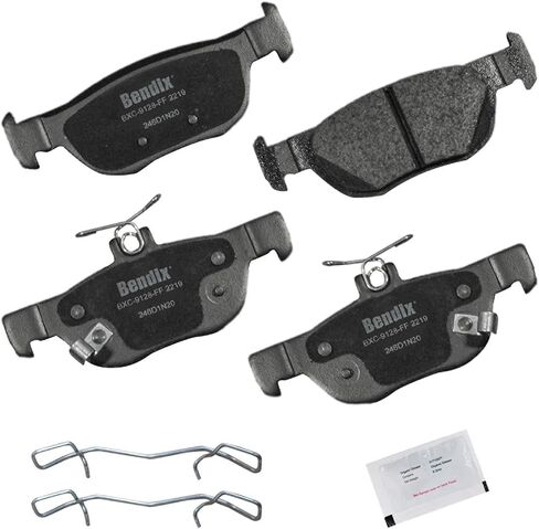 Bendix Priority 1 Ceramic Rear Disc Brake Pad Set for Ford Expedition 2017-2007, Lincoln MKT 2013, MKT 2015, Navigator 2017-2007 - (CFC1279) in Saudi Arabia