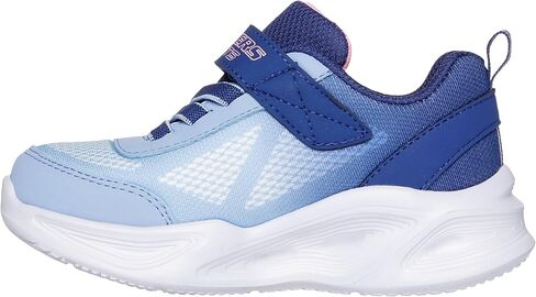 Skechers Girls SOLA Glow Sneaker, Grey/LightPink, 10 Toddler in Saudi Arabia