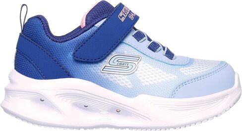 Skechers Girls SOLA Glow Sneaker, Grey/LightPink, 10 Toddler in Saudi Arabia