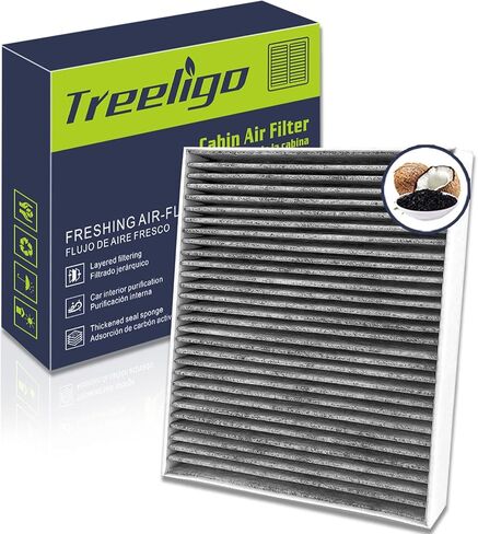 CF10285 Cabin Air Filter, Replacement for Camry 2007-2017 Corolla 2009-2019 Rav4 2006-2018 4Runner 2010-2023 Avalon Prius Tundra Highlander ES300H IS250, w/Upgraded Coconut Shell Activated Carbon in Kuwait