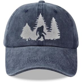 قبعات HHNLB Bigfoot للرجال والنساء، قبعة بيسبول قطنية قابلة للتعديل ذات قدم كبيرة ساسكواتش in Kuwait