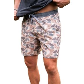 Burlebo Men's Athletic Workout 5.5" Inseam Shorts with Built-in Liner