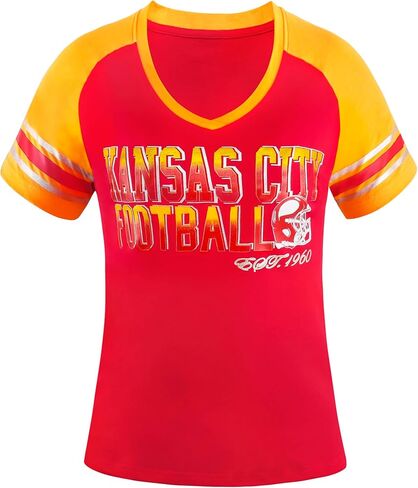 تيشيرتات رياضية لعشاق كرة القدم من Athletic City Raglan - أزرق داكن وأبيض in Kuwait