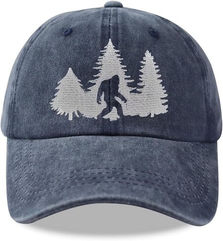 HHNLB Bigfoot Hats for Men Women, Adjustable Cotton Wild Big Foot Sasquatch Baseball Cap in Saudi Arabia