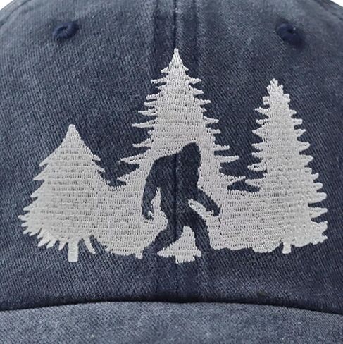 HHNLB Bigfoot Hats for Men Women, Adjustable Cotton Wild Big Foot Sasquatch Baseball Cap in Saudi Arabia