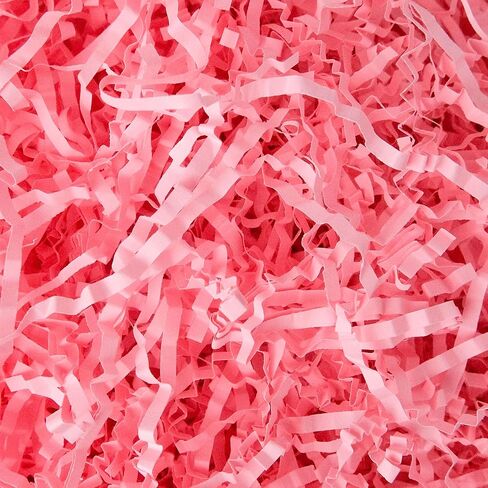 TCAIRG - 2 LB - Gold & Pink - Mixed Color Shred Filler Crinkle Cut Paper for luxury Gift Box Filler Gift Basket Stuffing Shipping Packaging Craft Party Favor Bags (Gold & Pink) in Kuwait