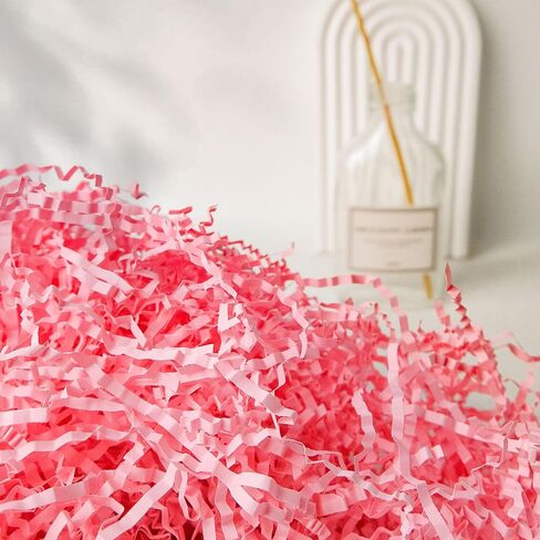 TCAIRG - 2 LB - Gold & Pink - Mixed Color Shred Filler Crinkle Cut Paper for luxury Gift Box Filler Gift Basket Stuffing Shipping Packaging Craft Party Favor Bags (Gold & Pink) in Kuwait