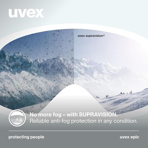 نظارات التزلج Uvex epic ATTRACT مع عدسات قابلة للتبديل، التزلج/التزلج على الجليد/التجول للرجال والنساء والشباب in Kuwait