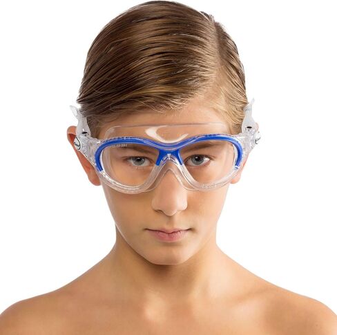 Cressi Mini Cobra, Clear/Blue, Blue Lens in Saudi Arabia