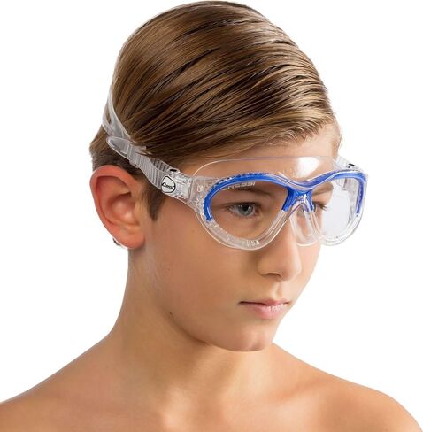 Cressi Mini Cobra, Clear/Blue, Blue Lens in Saudi Arabia