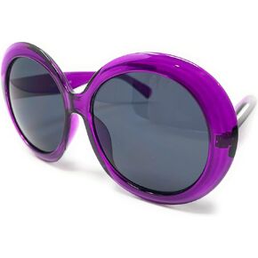 WD Shades - Women's Oversize XL Circle Round Thick Frame Sunglasses
