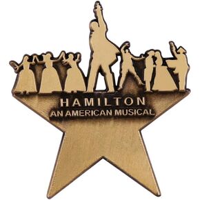 Hamilton Broadway Musical Theater Alexander Lafayette Cast Sisters 1.3" Enamel Pin