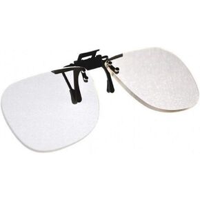 Magna-flip Clip on Flip up Magnifiers, +1.50 Power Converts Distance Glasses and Into Reading and Computer Glasses