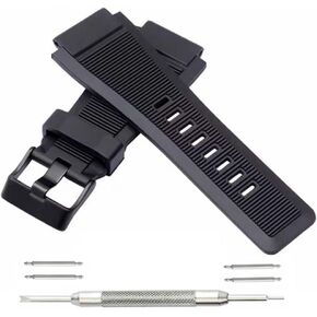 34mm * 24mm Rubber Silicone Watch Band Strap Compatible with Bell & Ross B&R BR-01 BR-03 92 Diver with Free Spring Bar Tool- Bell & Ross Watch Band