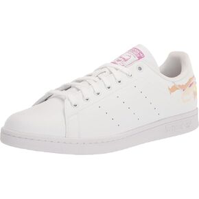 adidas Originals Women's Stan Smith Sneaker, White/Pulse Lilac/Silver Metallic, 15 in Saudi Arabia