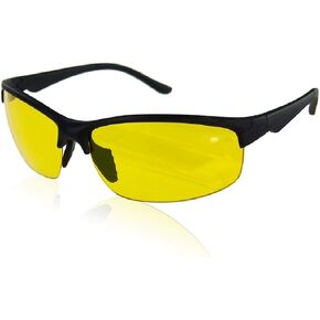 Night Driving Glasses - Anti-Glare, TAC Polarized, HD Night Vision, Clarity Lenses, Safety Glasses
