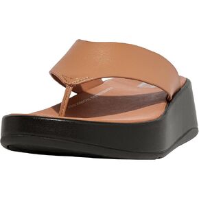 FitFlop™ Women's F-Mode Luxe Leather Flatform Toe-Post Sandal