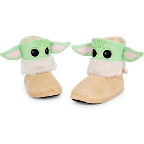 Ukonic Star Wars: The Mandalorian Grogu Women's Boot Slippers | Size 12