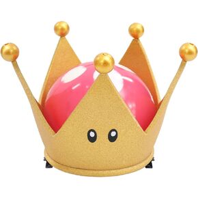 C-ZOFEK Bowsette Crown Gold Plastic Halloween Cosplay for Women